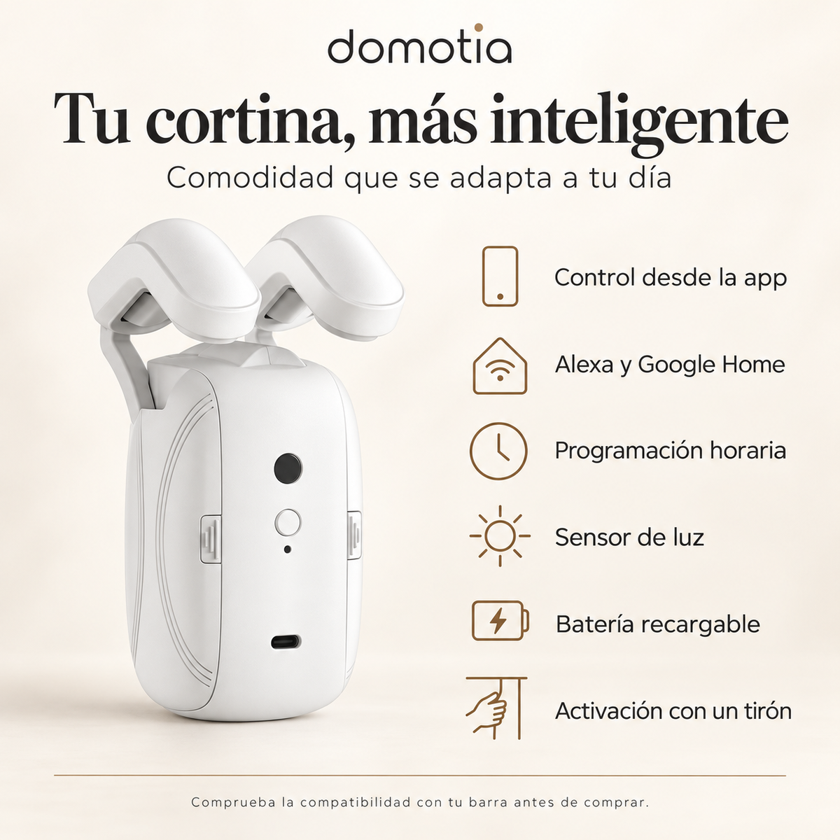 Robot de Cortina Inteligente WiFi
